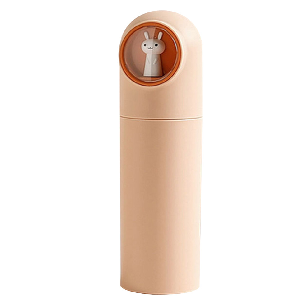 (Pink) Travel Toothbrush Holder Portable Plastic Sealing Case Gray White