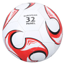 (Red) 5 Soccer Ball PVC Competition Training Blue