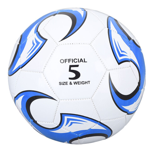 (Blue) 5 Soccer Ball PVC Competition Training Blue 1
