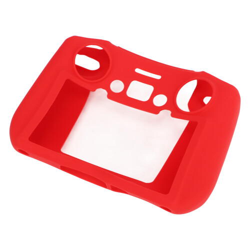 (Red) Silicone Case for DJI Mini 3 Pro Remote Red Scratch Resistant 2