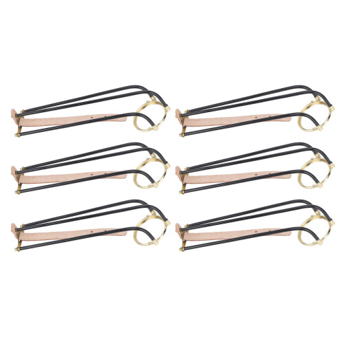 6Pcs Billiards Table Pocket Rail Slide Track Leather Belt 1
