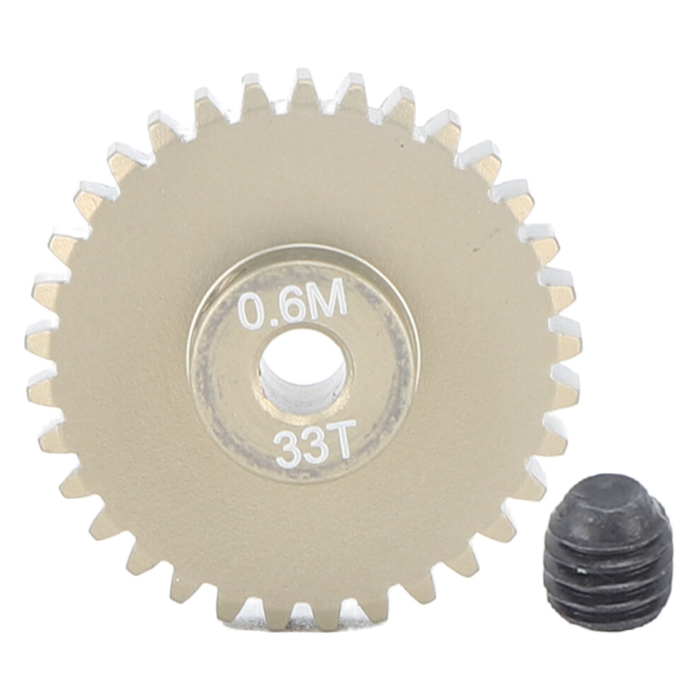 (33T) 0.6M Pinion Gear Set Aluminium 3.175Mm 30T Scx10 Trx4 1/8 1/10 Crawler 643505252774