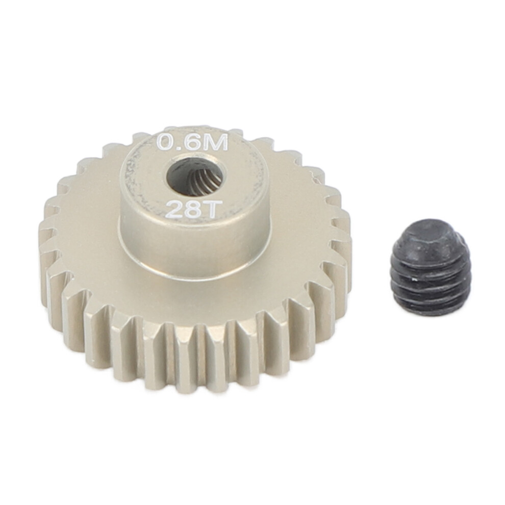 (28T) Pinion Gear Aluminum Alloy 3.175Mm 0.6M 26T For 1/8 1/10 Rc Crawler 643505252651