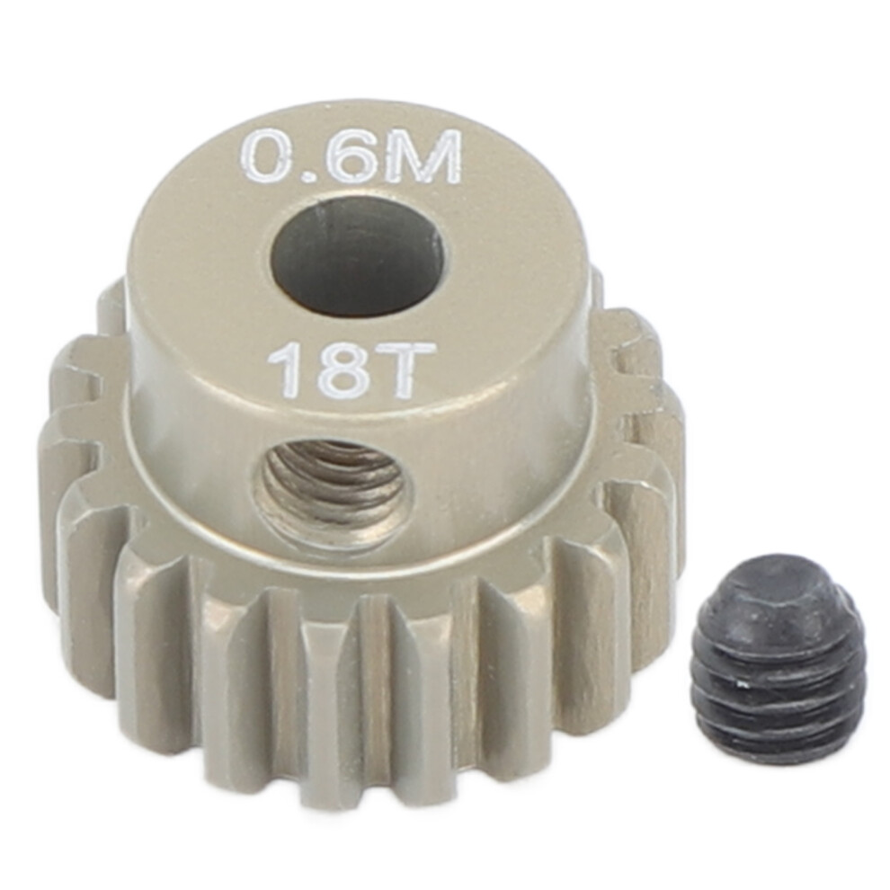 (18T) M 0.6 Pinion Gear 3.175Mm 18T For 1/8 1/10 Crawler Brushless 643505252668