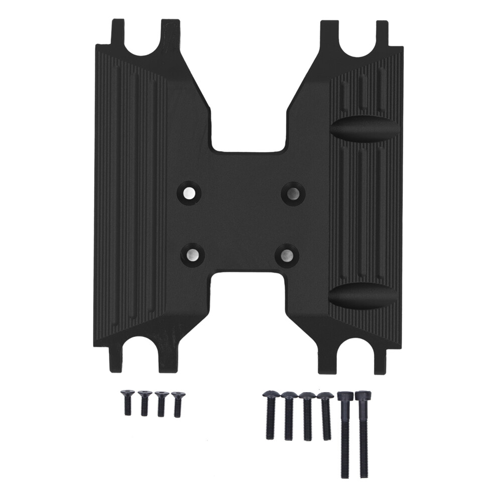 (Black) Rc Gear Box Base Aluminum Alloy Skid Plate 1/18 Utb18 Capra 643505254006