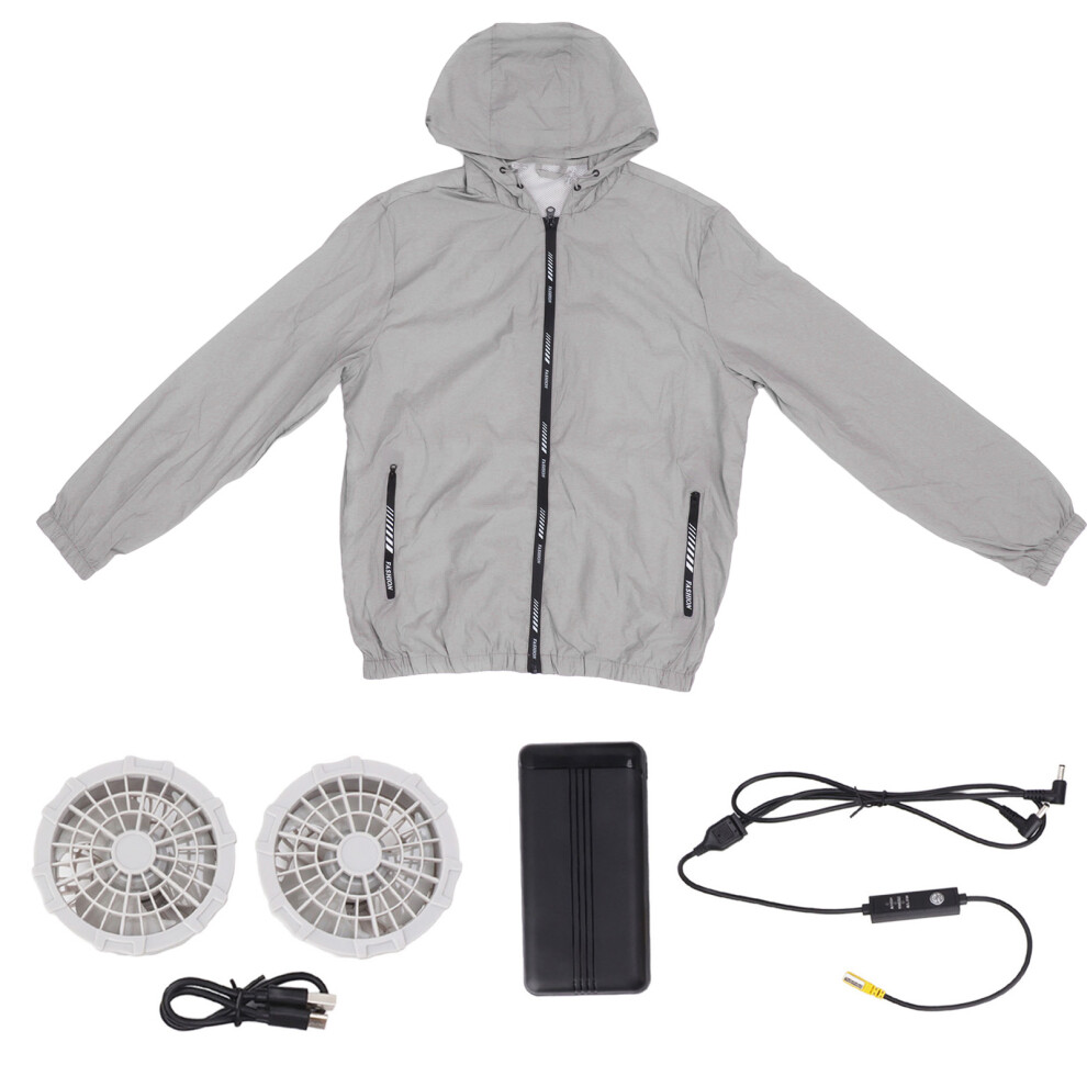 (L) Adjustable Cooling Jacket with Fan 20000mAh Power Bank XL-image-OPC-PMK6CGX-NEW