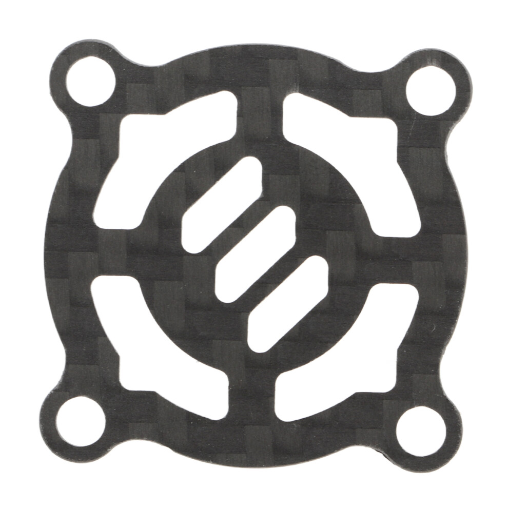 (A) Rc Cooling Fan Cover Carbon Fiber Motor Esc Heat Dissipation Black 643505258240