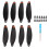 Drone Propeller Replacement Orange Edge Blades for Mavic Mini 1