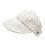 (White) Women Sunshade Hat Half Empty Top Summer Sun Hat Hook Loop White 1