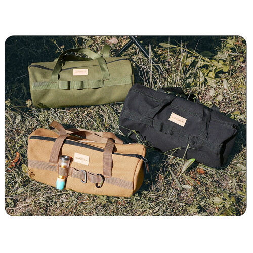 Camping Tent Peg Storage Bag with Hammer Organizer 1