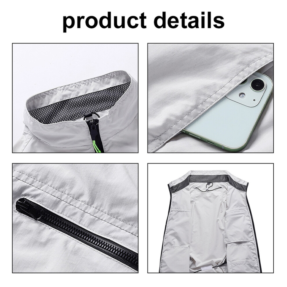 Cooling Vest Sleeveless Heat Resistant Breathable Workwear-image-OPC-PMK6D2V-NEW