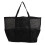(Black) Nylon Foldable Beach Shoulder Bag Multifunctional Mesh Tote Grey 3