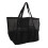(Black) Nylon Foldable Beach Shoulder Bag Multifunctional Mesh Tote Grey 2
