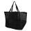 (Black) Nylon Foldable Beach Shoulder Bag Multifunctional Mesh Tote Grey 5