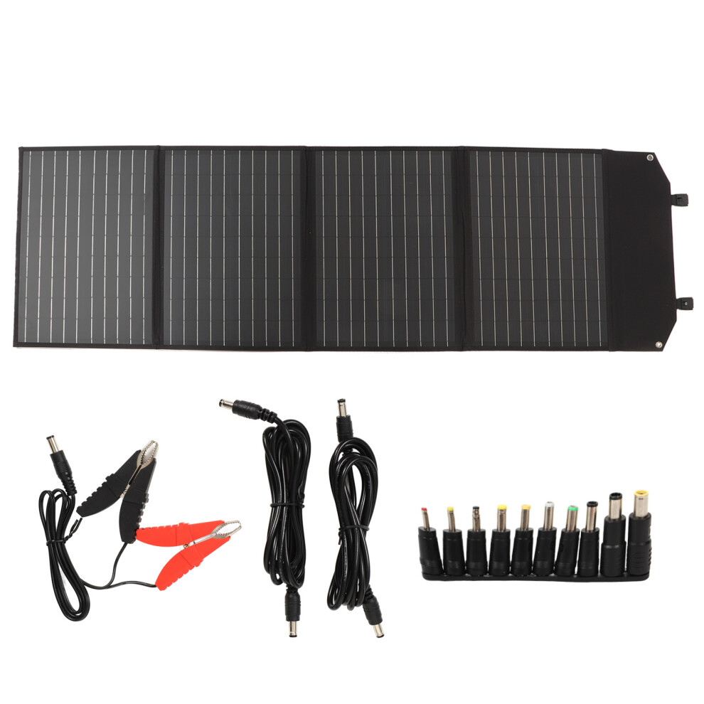 120W Portable Solar Panel 18V Foldable Charger For Phone Laptop 643505260243