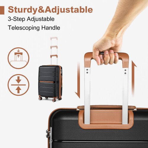 20inch British Traveller Luxury Luggage Hard Shell Suitcase 2