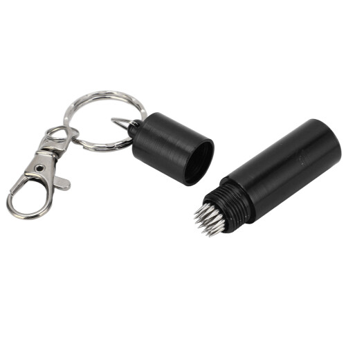 (Black) Pool Cue Tip Tool Billiard Cue Accessory Red 1