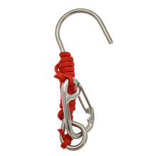 Reef Drift Hook 316 Stainless Steel with Braided Rope Lanyard