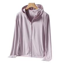 (Pink XL) Sun Protection Jacket Quick Dry Hoodie Outdoor Running Hiking Pink L