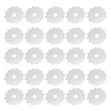 10 Pcs Rotary Cutter Blades Stainless Steel for Sewing Paper Cutting