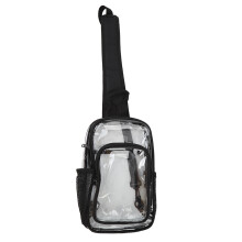 Clear Sling Bag Waterproof Multi Pocket Reversible Shoulder PVC