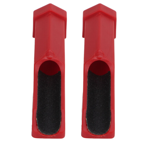 2Pcs Light Weight Cue Tip Sander Red Plastic File 1