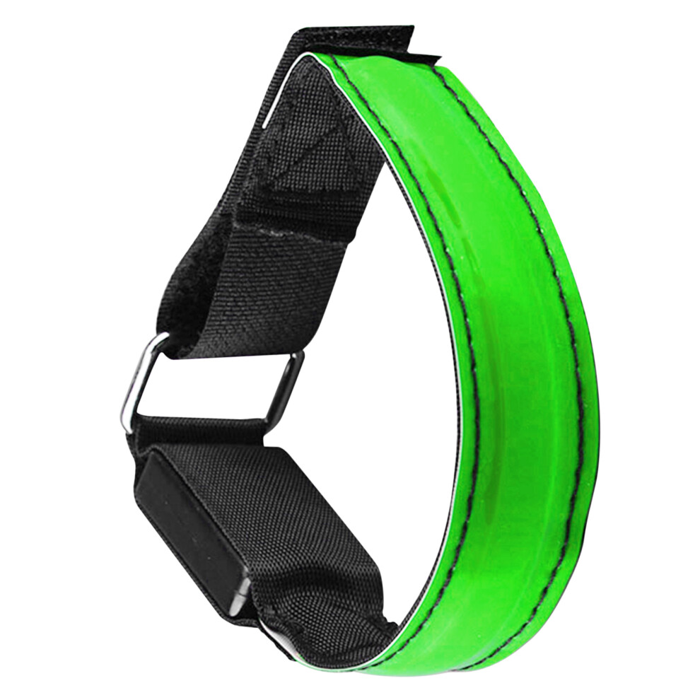 Led Armband Usb Rechargeable Running Arm Band Night Safety Gear 643505265279