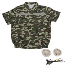 Cooling Fan Jacket 2 Fan 3 Levels Adjustable Fast Cooling Air Clothes