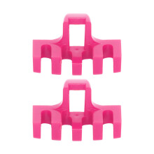 (Pink) 2Pcs Badminton Tennis Racquet Load Spreader High Loaded Protector Pink