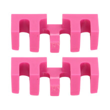 (Pink) 2PCS Badminton Racquet Stringing Load Spreader High Pounds Adapter