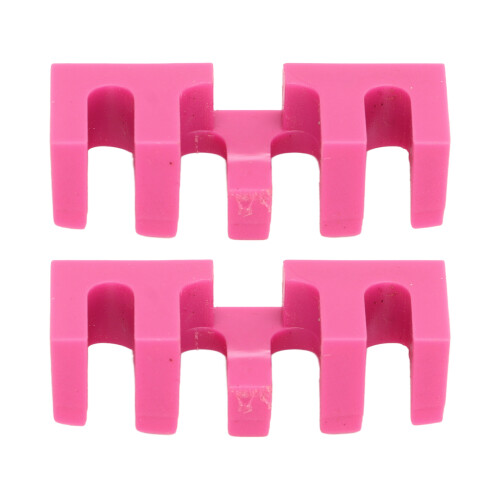 (Pink) 2PCS Badminton Racquet Stringing Load Spreader High Pounds Adapter