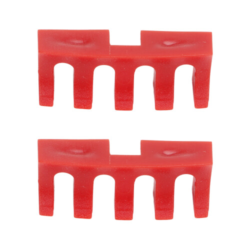(Red) 2PCS Badminton Racquet Stringing Load Spreader High Pounds Adapter