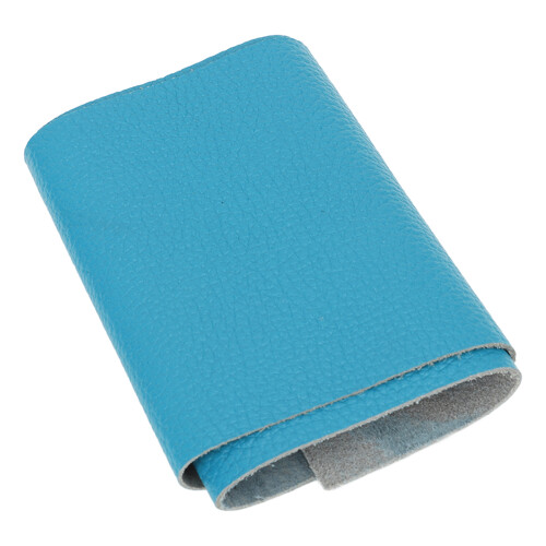 (Blue Lychee Pattern) Billiard Cue Grip Wrap Leather Blue Lychee Pattern 1