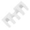 (White) 2PCS Badminton Racquet Stringing Load Spreader High Pounds Adapter 3