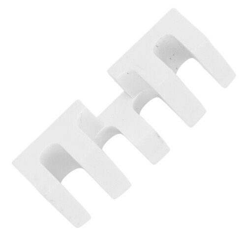 (White) 2PCS Badminton Racquet Stringing Load Spreader High Pounds Adapter 2