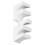 (White) 2PCS Badminton Racquet Stringing Load Spreader High Pounds Adapter 2