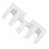 (White) 2PCS Badminton Racquet Stringing Load Spreader High Pounds Adapter 5