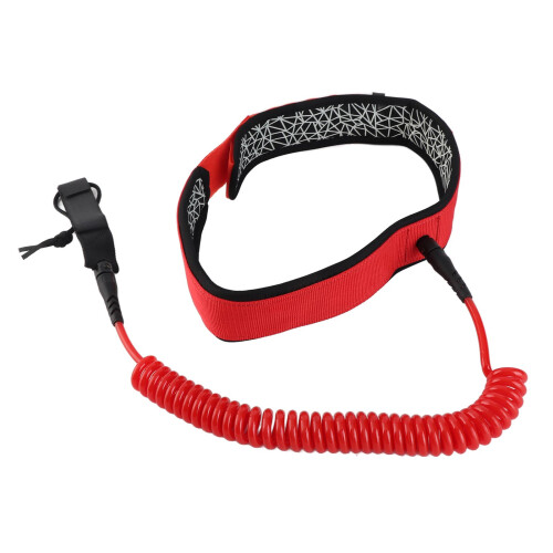 Surfboard Waist Leash 7mm 10ft Coiled Paddleboard Leash 1