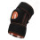 Black Unisex Adjustable Knee Support with Silicone Spring 5