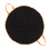 (Orange Side) Wetsuit Changing Mat Waterproof Foldable Surf Mat All Black 5