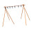 Wooden Triangular Storage Rack High Load 125cm 4