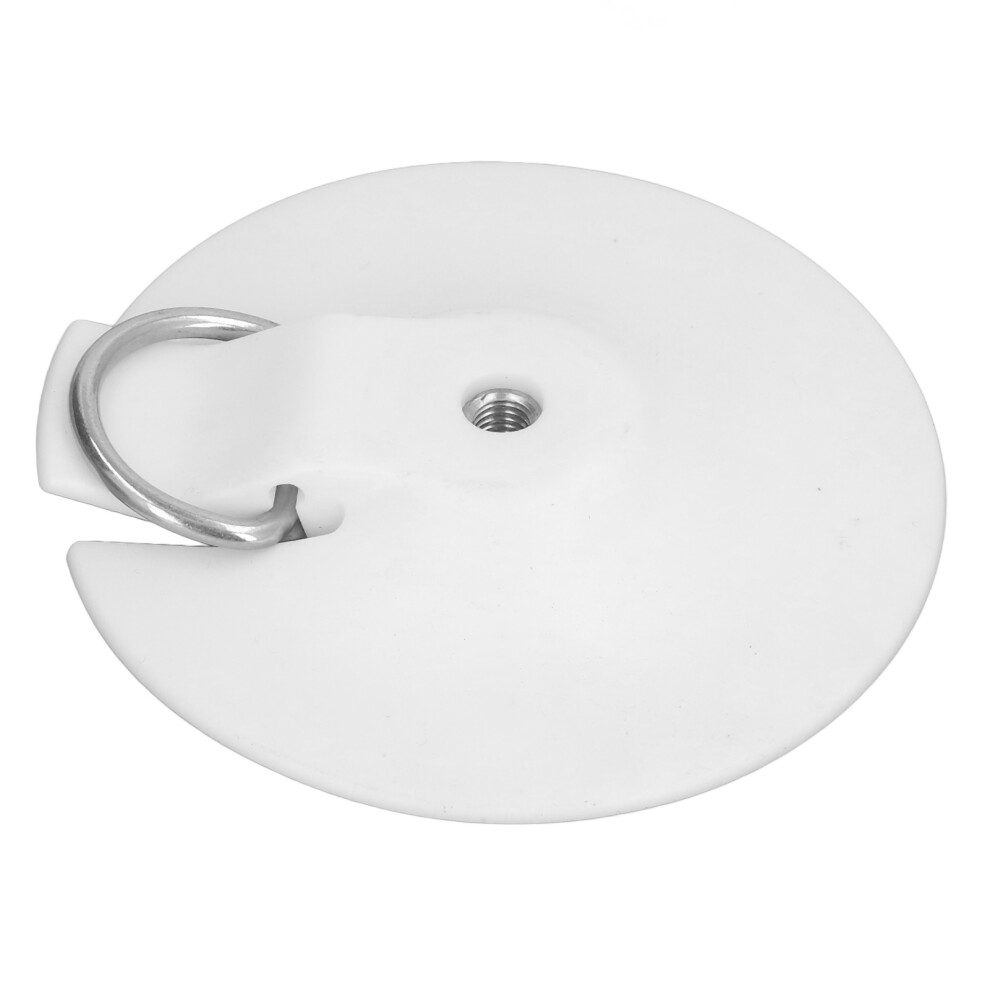 (White) Surfboard Camera Mount Base D Ring Pvc Holder White 643505267303