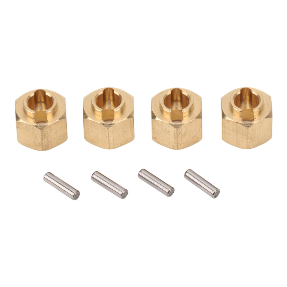 (5Mm) 4Pcs Rc Hub Adapter Hex Brass For Traxxas Trx4m 1/18 Scale 6Mm 643505267921