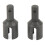 (Black) 1 Pair Diff Output Cup Front Rear Steel 1/8 4WD SLEDG Silver 1