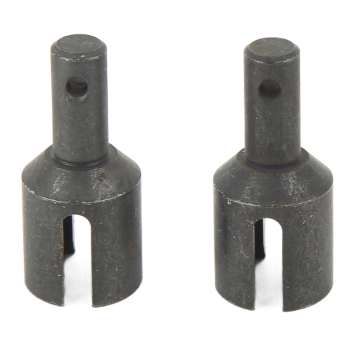 (Black) 1 Pair Diff Output Cup Front Rear Steel 1/8 4WD SLEDG Silver