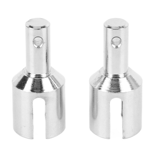 (Silver) 1 Pair Diff Output Cup Front Rear Steel 1/8 4WD SLEDG Silver