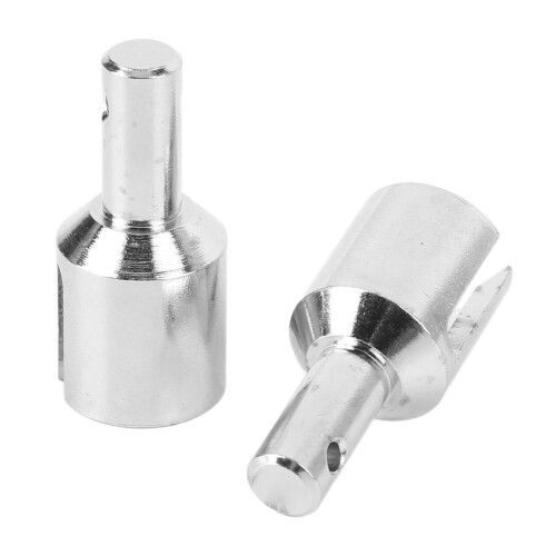 (Silver) 1 Pair Diff Output Cup Front Rear Steel 1/8 4WD SLEDG Silver 2