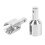 (Silver) 1 Pair Diff Output Cup Front Rear Steel 1/8 4WD SLEDG Silver 4