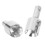 (Silver) 1 Pair Diff Output Cup Front Rear Steel 1/8 4WD SLEDG Silver 5