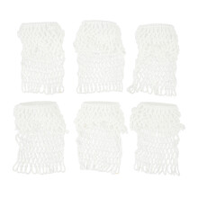 6PCS Billiards Table Net Pocket White Cotton for Pool Table